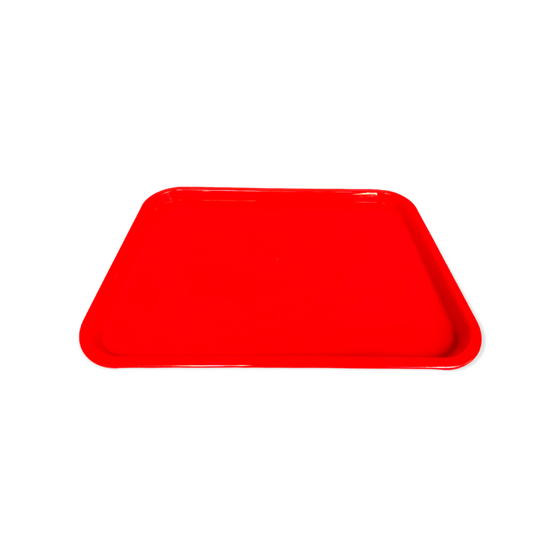 Charola  Rectangular 12X16" Roja