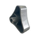 Perilla Triangular Grande Con Opresor Plateada