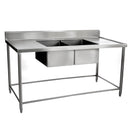 Fregadero Doble Tarja Cent 1.80X.70X.90