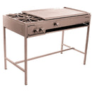 Parrilla 2 Quemadores Con Plancha Estructural 120X060X085