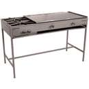 Parrilla 2 Quemadores Con Plancha 140X060X085