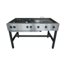 Estufa 4 Quemadores Con Plancha Ref 141X.76X.90