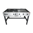 Estufa 4 Quemadores Con Plancha Ref 141X.76X.90