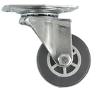 Rodaja Plana 2" Lux C/Placa S/Frenos