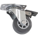 Rodaja Plana 2" Lux C/Placa C/F