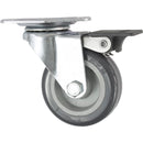 Rodaja Plana 2 1/2" Lux C/Placa C/F