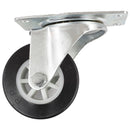 Rodaja Plana 3"C/P Giratoria T/Pesa. Pvc