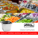 Inserto Acero Inoxidable SEXTO 1/6 x 150 Mm - Electrodomesticos Olvera