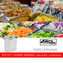 Inserto Acero Inoxidable NOVENO 1/9 x 150 Mm - Electrodomesticos Olvera