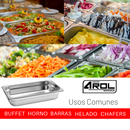 Inserto Acero Inoxidable TERCIO 1/3 x 65 Mm - Electrodomesticos Olvera