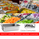 Inserto Acero Inoxidable ENTERO 1/1 x 200 Mm - Electrodomesticos Olvera