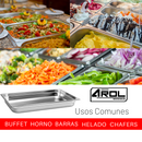 Inserto Acero Inoxidable ENTERO 1/1 x 65 Mm - Electrodomesticos Olvera