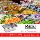 Inserto Acero Inoxidable NOVENO 1/9 x 65 Mm - Electrodomesticos Olvera