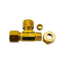 Tee Terminal de Compresión con Barril 1/4"