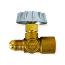 Valvula De Aguja H*M 5/16 Flare 1/4 Npt